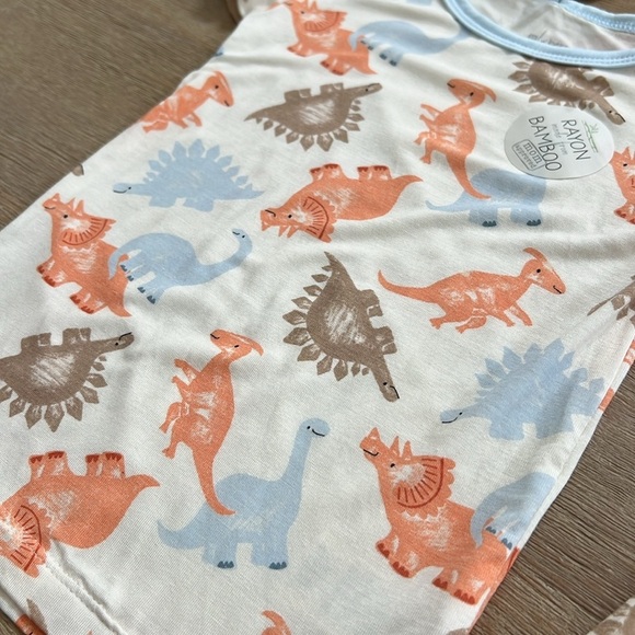 Milkberry Toddler Boy Bamboo Pajama Set 12 18 24 months 3T 5T Dinosaurs Short - Picture 5 of 7